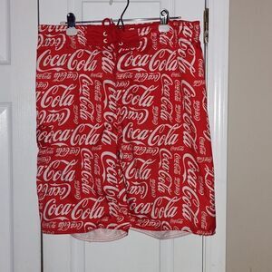 Vintage Colca Cola Swi Trunks  Sz XL  ( Sz 36)
